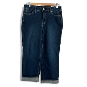 Ricki's Stevie Dark Straight Crop Blue Jeans